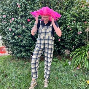 Plaid Women's Flannel Jumpsuit